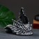 Stand for the bottle "Feather" silver, 12x21x15cm