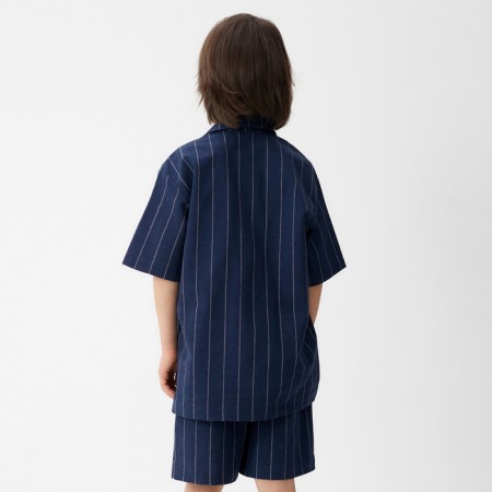 A suit for a boy (shirt, shorts) KAFTAN, R.36 (134-140). blue-3