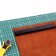A ruler for the skin, anti -slip, with an emphasis, metal, 20 cm, thickness 34 mm