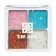 Palette of eye shadow with glitter 4 colors