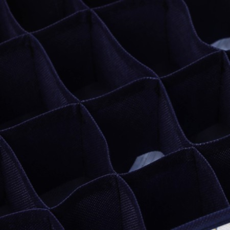 Organizer for storing linen of the Dolyan "Marmelad", 24 cells, 30 × 30 × 10 cm, white color-3
