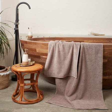 Trick "Ethel" Organic Stone 50x90 cm, 100% cotton, 420g/m2-6