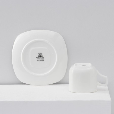 Service Porcelain TeaX ILONA, 12 items: 6 cups 200 ml, 6 saucers, white color-5