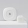 Service Porcelain TeaX ILONA, 12 items: 6 cups 200 ml, 6 saucers, white color