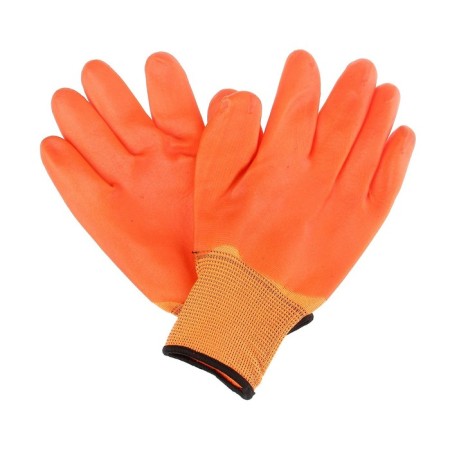 Garden, nylon gloves, with pvc dousy, size 10, Greengo-1