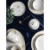 Porcelain shade Organic Gold, 30 × 21 × 2.5 cm, white color
