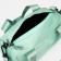 Sports bag with lightning, external pocket, green color