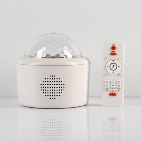 Light device "Waves" 10.5 cm, laser, speaker, remote control, glow of multi, 5 V-1