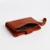 Women's wallet on the button, redhead color