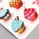 Tattoo on the body color "cake" 10.5x6 cm