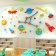 Interior stickers "Cosmic World", children, decor on the wall, panel 92 x 180 cm