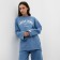Women's sweatshirt MIST COZY STYLE, Blue, Size 48