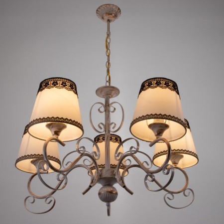Deborah chandelier 5x40W E14 Patinated gold 65x65x65 cm Bayerlux-1