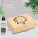 Box folding double -sided "New Year's botanist", 16.5 x 12.5 x 5 cm, without tape, New Year