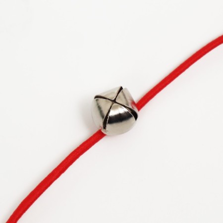 Domesticope-a-piece "snake" with a bell, pink on a pink handle-2