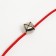 Domesticope-a-piece "snake" with a bell, pink on a pink handle