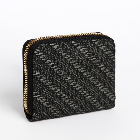 Children's wallet with lightning, black color-1