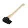 Calun cast scrap, wooden ax, 2.7 kg