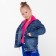 Denim jacket for girls, blue color, height 116 cm