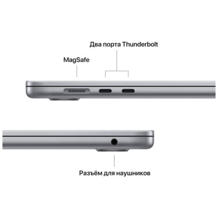 Apple MacBook Air 15 2023 (MQKP3ZP/ZA/A) Gray Cosmos-8