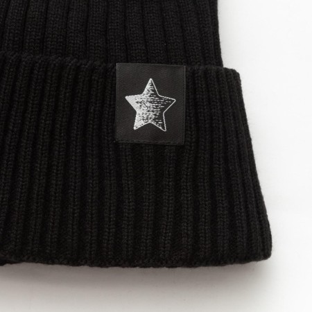 Children's hat, black color, size 48-52-6