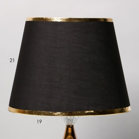 Monica table lamp E27 40W black-gold 27x27x43 cm Risalux-3