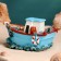 Surfacing ship "Fisherman" 10*6*6cm