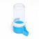 Bird drinker 6 x 13.5 cm, 240 ml, blue/white