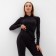 Women's thermal underwear (longshit, leggings) minku color graphite, size 44