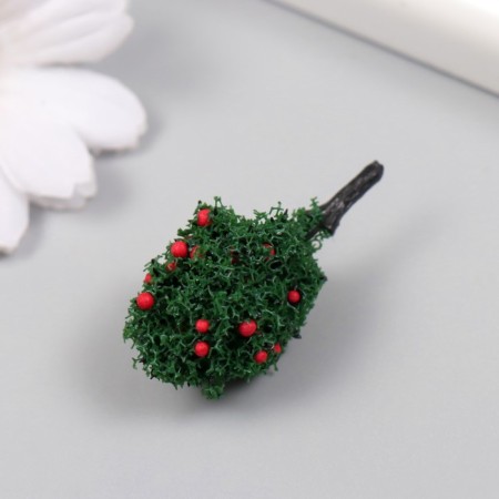 Artificial plant for creativity plastic "apple tree" 4 cm-2