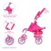 Stroller for dolls summer, with a roof, the handle is adjustable, metal