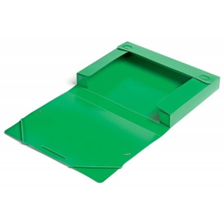 A4, 700 μm, calligrata gum folder on the elastic band, a spine of 40 mm, up to 300 sheets, green-1