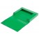 A4, 700 μm, calligrata gum folder on the elastic band, a spine of 40 mm, up to 300 sheets, green
