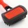 Double-sided packet-eating with a rubber pen 10 x 16.5 cm, black-red