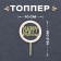 Topper "Happy Birthday", Golden Color