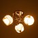 Buffy chandelier 3x40W E27 Gold Model: 2751100