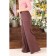 Female trousers, size 46, brown color