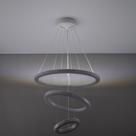 Suspended lamp Citilux "Electron" CL710A104S, 65x65x40 cm, 1x104W, LED, white color-18