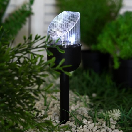 Garden lamp on the solar battery "Cylinder beveled", 7 × 36 × 7 cm, 1 led, white glow-1
