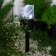 Garden lamp on the solar battery "Cylinder beveled", 7 × 36 × 7 cm, 1 led, white glow