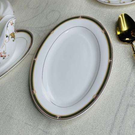 Oval dish Lenardi "Cassiopeia", length 23 cm