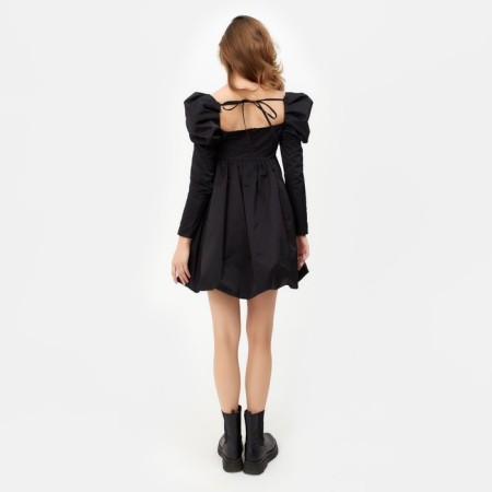 Dress women's balloon minku: Partydress Black color, size 42-44-2