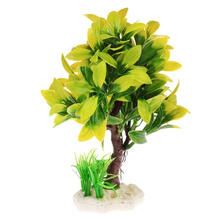 Artificial aquarium plant, 15.5 x 12 x 20.5 cm-2