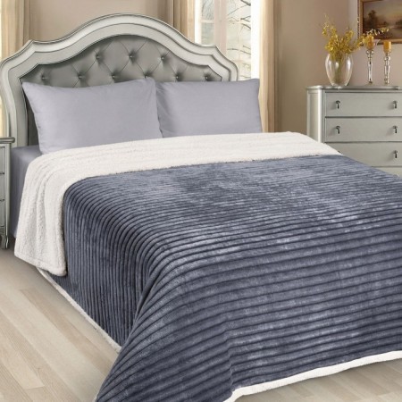 London Plaid, 230x250cm, Mech claim, 400 g/m, polyester
