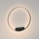 Ceiling Lamp Maytoni Mod058CL-L65B3K, 1XLED, 61W, 100x100x3.5 cm, 3000lm, black color black