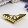 Metal corner "Antique" gold 3.1x3.1x0.7 cm