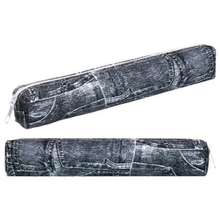 School Penal on the zipper "Jeans", black color