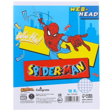 A set of first grader in the folder, spider-man, 40 items-33