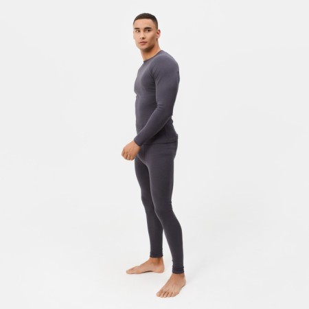 Male thermal underwear (jumper, trousers) color graphite, rn 52-2