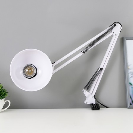 The table lamp on the clamp E27 60W cord is 1.5m.-3